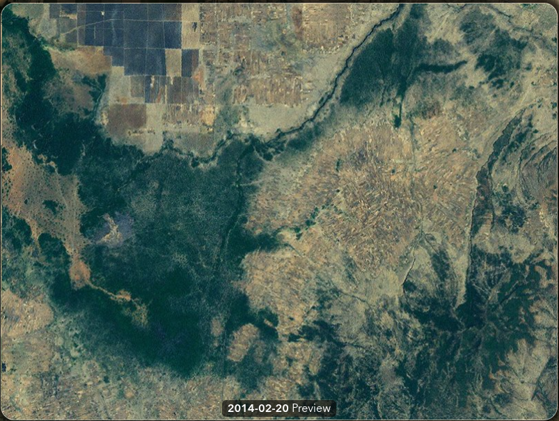 Esri Wayback imagery in 2014